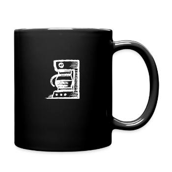 T-shirt Cafetière | Bestseller | - Mug uni - noir - Droite