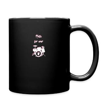 la musique - Mug uni - noir - Droite