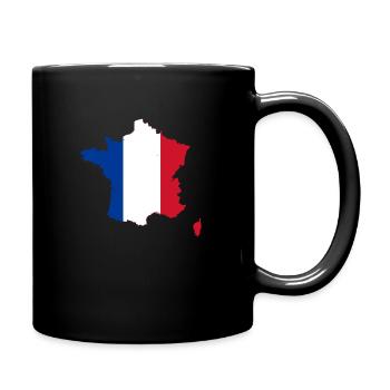 France - Full Colour Mug - black - Right