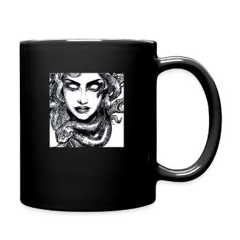 Medusa - Tasse einfarbig - Schwarz - Rechts