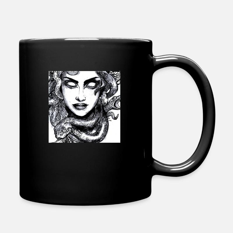 Medusa - Tasse einfarbig - Schwarz