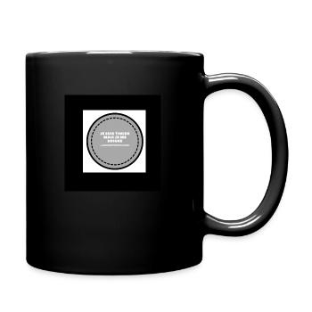 I'm shy but I of myself - Full Colour Mug - black - Right