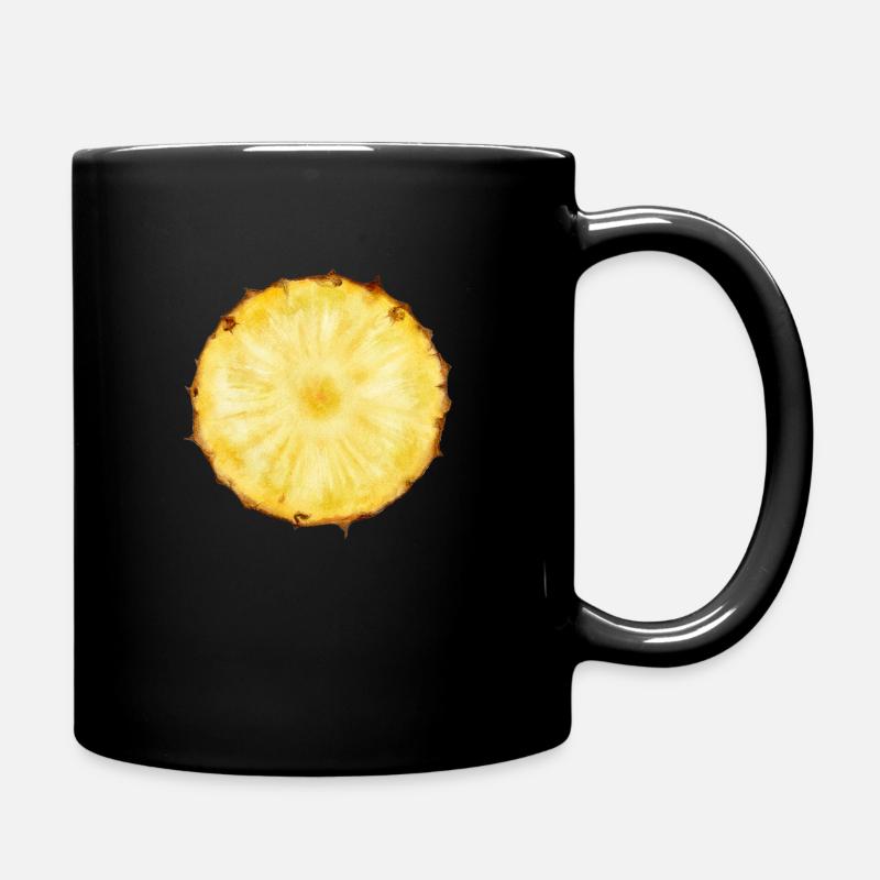 Ananas - Tasse einfarbig - Schwarz