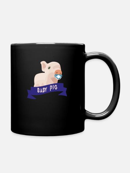 Bébé garçon cochon - Mug uni - noir
