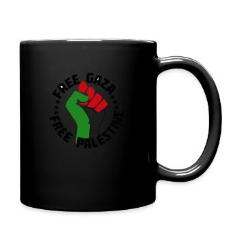 gaza libre palestine libre gaza - Mug uni - noir - Droite