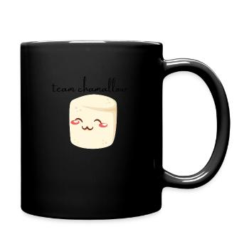 Team marshmallow - Full Colour Mug - black - Right