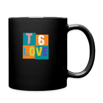 Love Bus /Van / Camper /WoMo - Mug uni - noir - Droite
