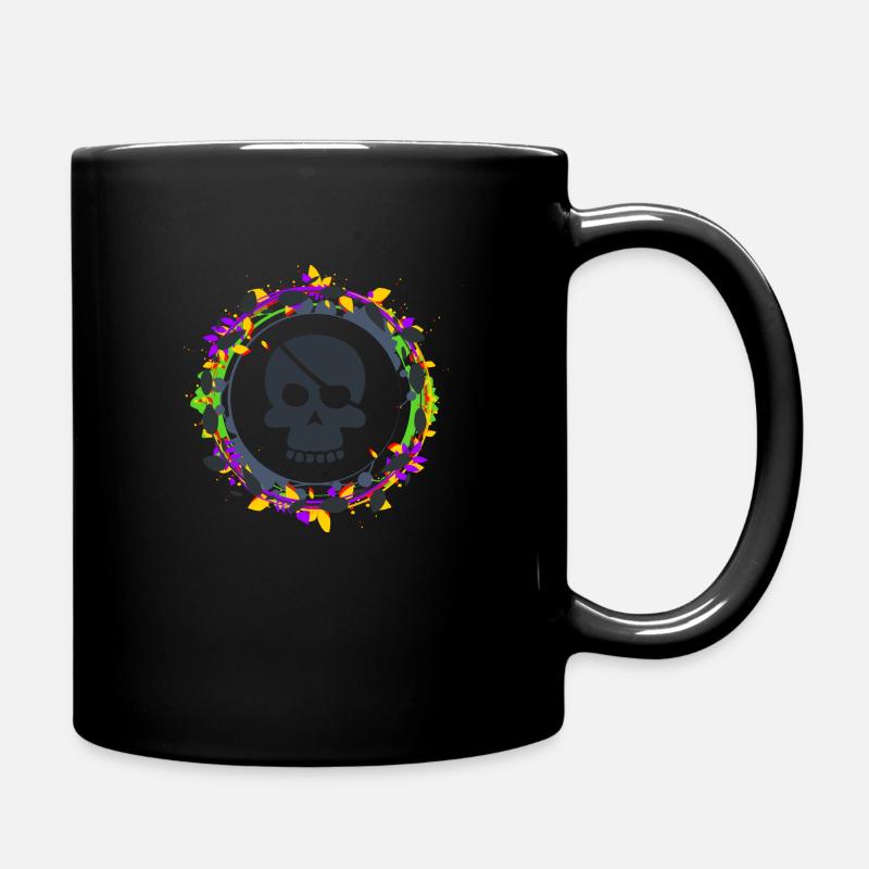 Skull - Full Colour Mug - black