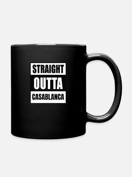 Straight outta Casablanca - Mug uni - noir