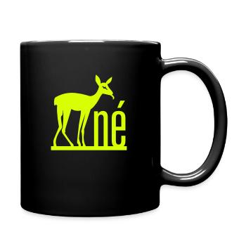 REHné - Tasse einfarbig - Schwarz - Rechts