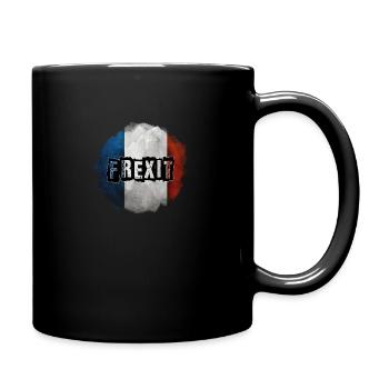 Frexit Text - Full Colour Mug - black - Right