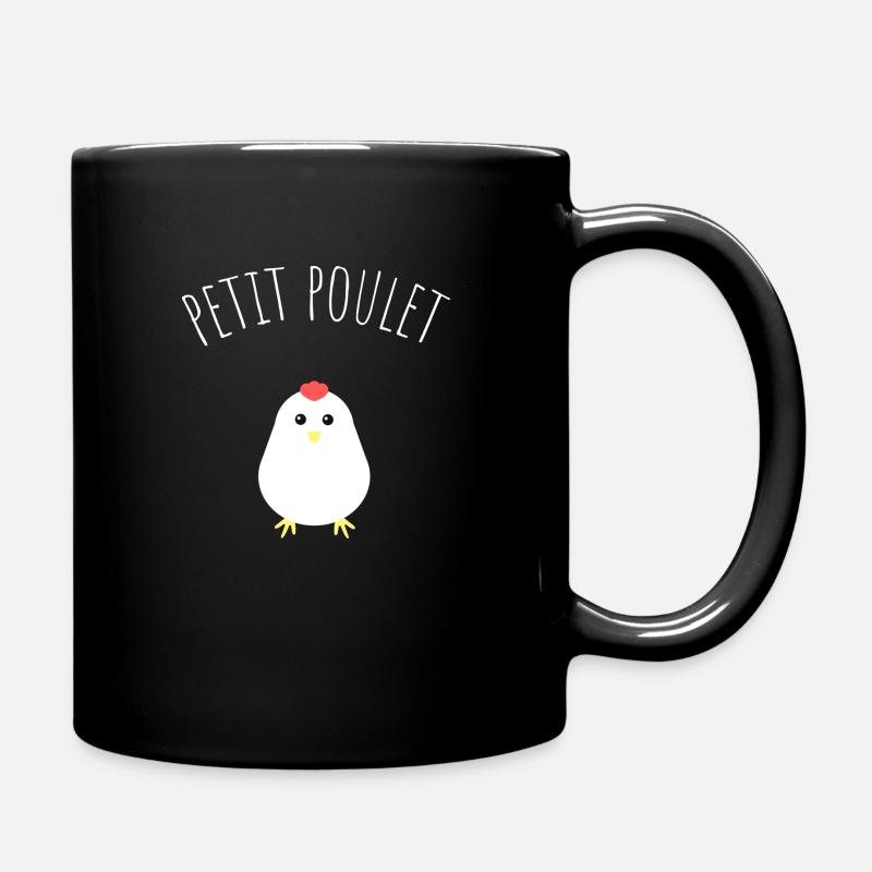 Design mignon poulet pour enfant - Mug uni - noir