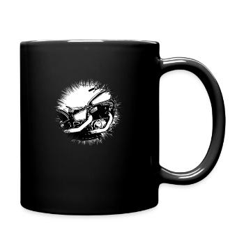 Motorcycle - Full Colour Mug - black - Right