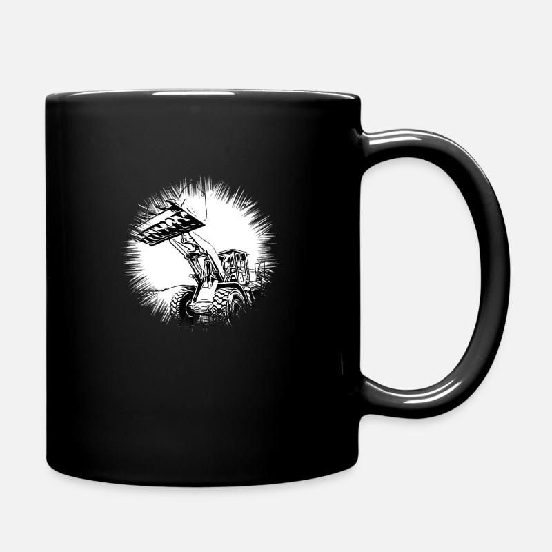 Radlader - Tasse einfarbig - Schwarz