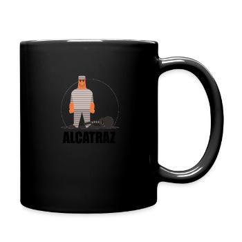 Alcatraz - Tasse einfarbig - Schwarz - Rechts