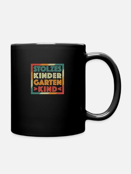 Kindergarten Kind Kindergartenkind - Tasse einfarbig - Schwarz