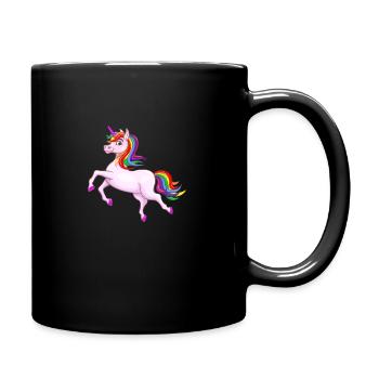 Unicorn - Full Colour Mug - black - Right