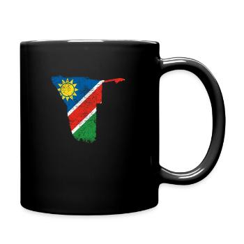 Namibia - Tasse einfarbig - Schwarz - Rechts
