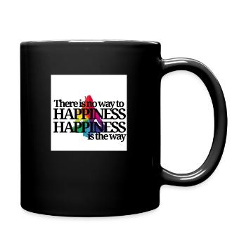 HAPPINESS Shiva - Tasse einfarbig - Schwarz - Rechts