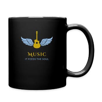 MUSIC - Full Colour Mug - black - Right