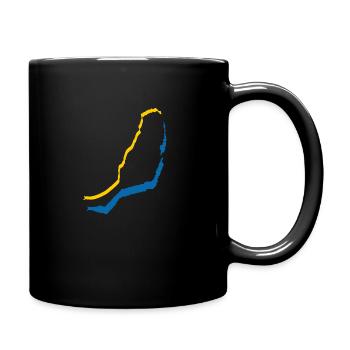 Fuerteventura - Tasse einfarbig - Schwarz - Rechts