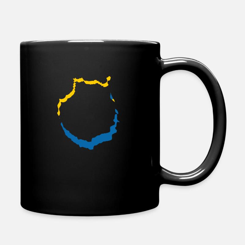 Große Kanarische Inseln - Tasse einfarbig - Schwarz