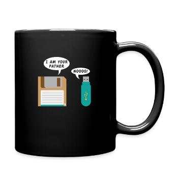 I am your father Programming Informatic Gift - Full Colour Mug - black - Right