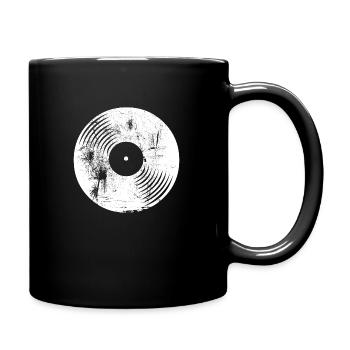 vinyl - Full Colour Mug - black - Right