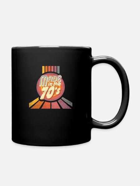 made in the 70s - Tasse einfarbig - Schwarz