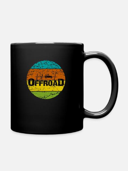 Offroad - Tasse einfarbig - Schwarz