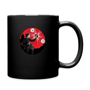 Madam Curie - Full Colour Mug - black - Right