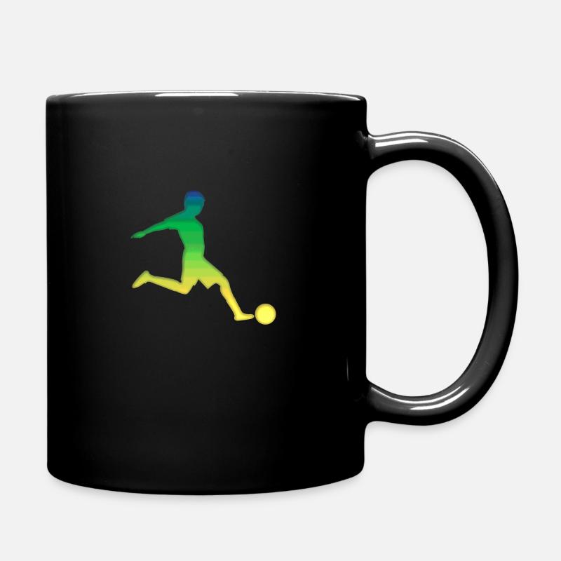 Football Kid - Tasse einfarbig - Schwarz