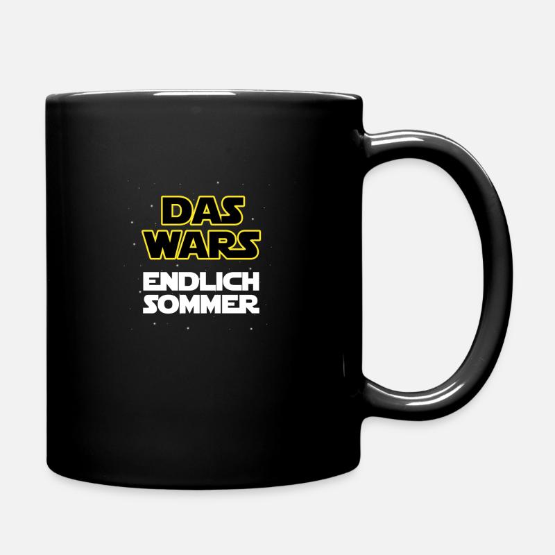 Das wars - Endlich Sommer! - Tasse einfarbig - Schwarz