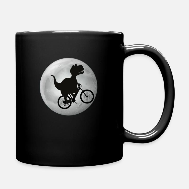 DINO E.T. on BIKE - Tasse einfarbig - Schwarz