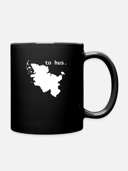 to hus. Schleswig-Holstein - Mug uni - noir
