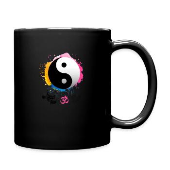 yang yang - Mug uni - noir - Droite