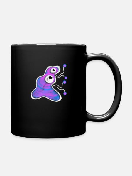 Griffonnage de germe bactérien - Mug uni - noir