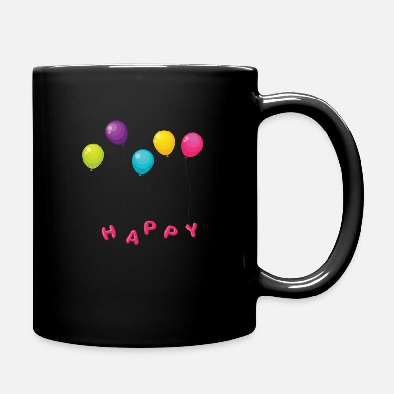 baloon heureux - Mug uni - noir