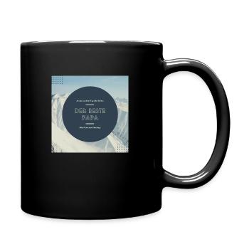 Vatertag - Tasse einfarbig - Schwarz - Rechts