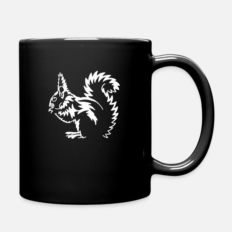 écureuil roux - Mug uni - noir