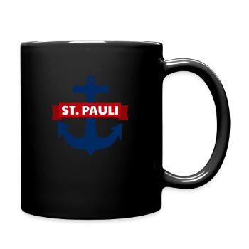 St. Pauli Anker - Hamburg Sankt Pauli Fan - Full Colour Mug - black - Right