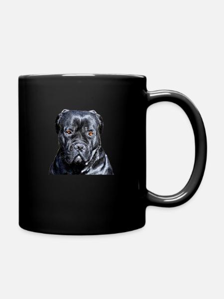 Cane Corso 02 - Tasse einfarbig - Schwarz