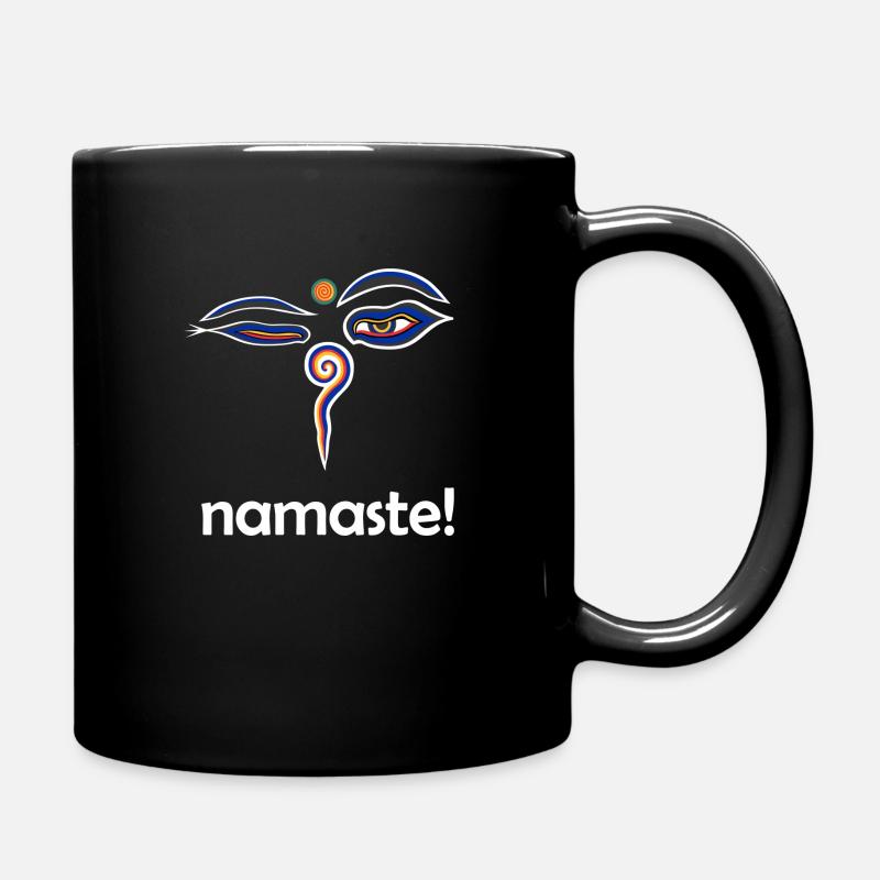 namasté - Mug uni - noir