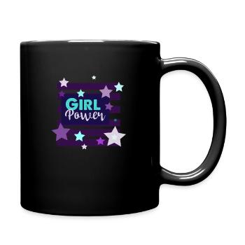 Girl Power - Mug uni - noir - Droite