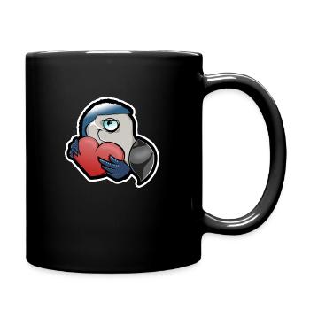 Dodo Love - Tasse einfarbig - Schwarz - Rechts