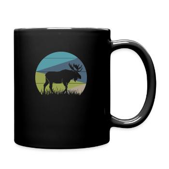 elk - Full Colour Mug - black - Right
