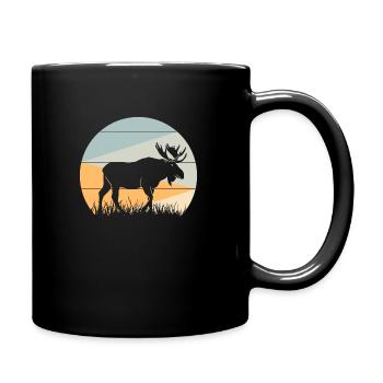 elk - Full Colour Mug - black - Right