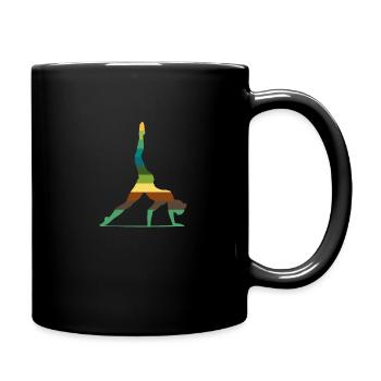 Kunstturnen Bodenturnen Fitness Sport Gymnastic - Tasse einfarbig - Schwarz - Rechts