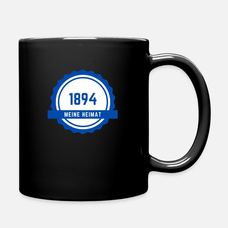 1894 - Meine Heimat Karlsruhe - Tasse einfarbig - Schwarz