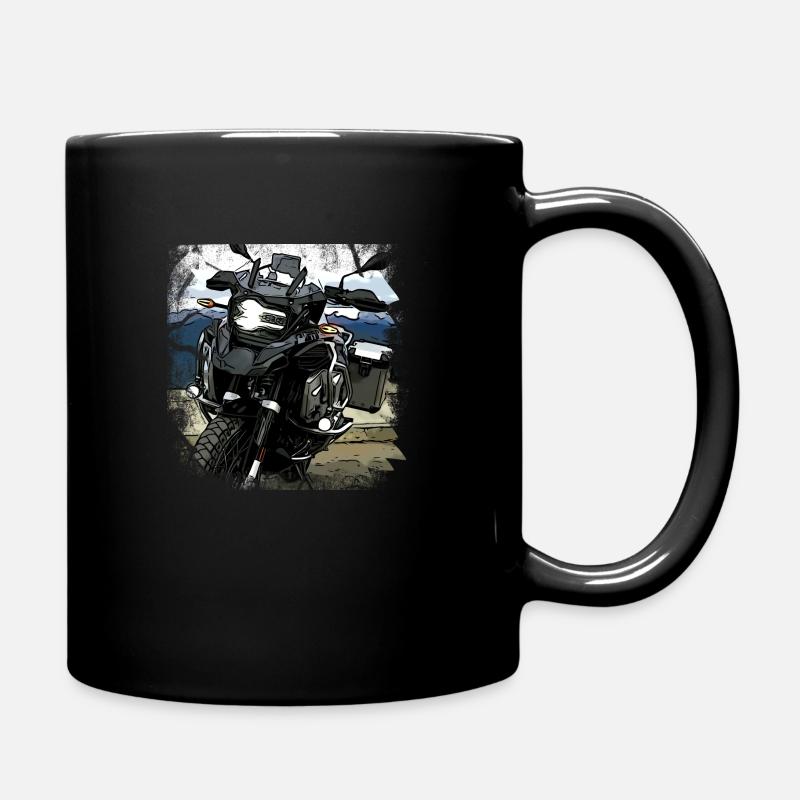 Schwarze GS - Tasse einfarbig - Schwarz